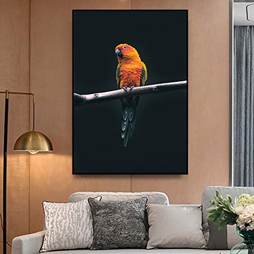 Peinture Diamant 5D Perroquet Anti-Stress Grande Toile Mosaïque sans Espace Vide 80x180cm