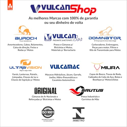 VULCAN.BOR, Kit Relação Transmissão Completo Yamaha Ybr Factor 150 2016 em Diante Vulcanbor