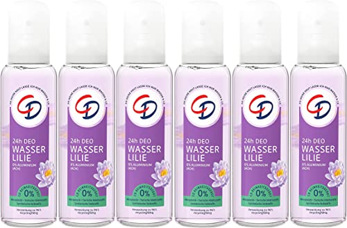 CD Deo Zerstäuber Spray Wasserlilie, 6er Pack (6 x 75ml)
