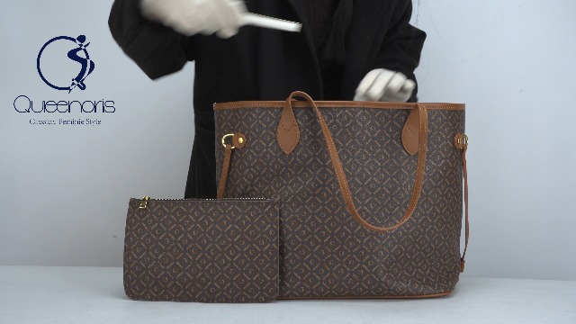 Bolso Tote de diseñador Queenoris para mujer miniatura 7