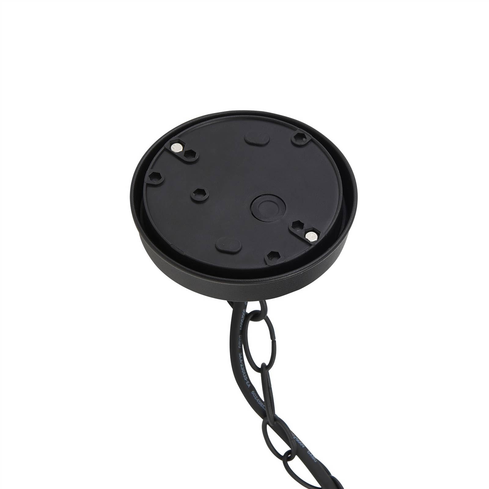 Lindby Außenleuchte Luciane (spritzwassergeschützt in Schwarz aus Aluminium (1 flammig, E27) - Pendelleuchte außen