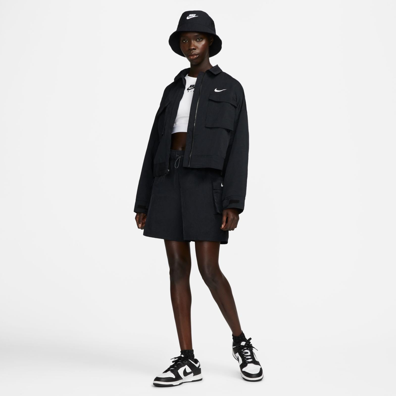 NIKE Damen Sportswear Essntl Woven Hr Short - Shorty Kobiety