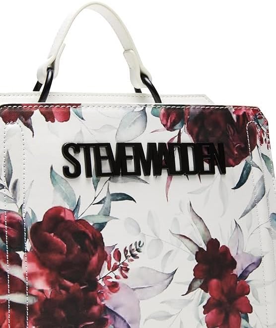 Steve Madden womens Steve Madden Bevelin Floral Printed Satchel - Image 4