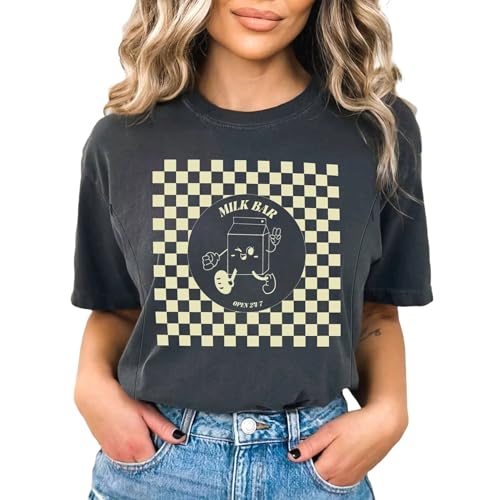 Giftifymama Maternity Nursing Tops for Women Breastfeeding Shirts Summer with Zipper Pregnancy Clothes Postpartum Tee Shirt Cotton Dark Grey M