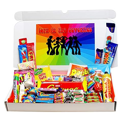 Born in The Seventies Retro Sweet Gift Box Cover