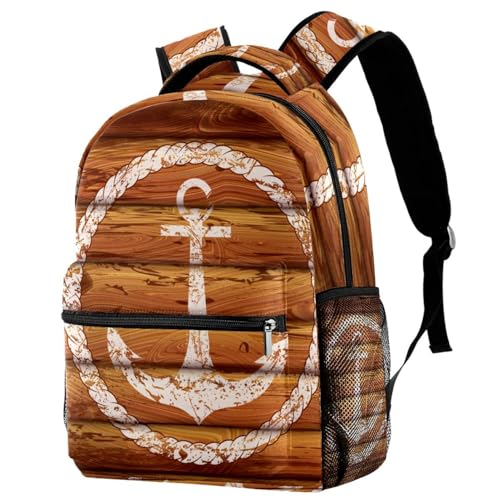 Sac à dos en bois Ancjor blanc multicolore de 29x20x40cm pour femme