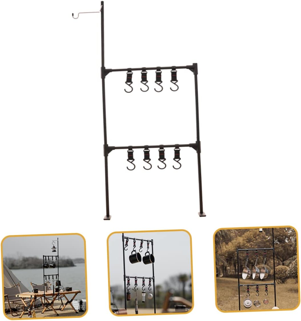 Mipcase Versatile Camping Desktop Hanger Light Hook Camping Light Stand Table Portable Rack Outdoor Supplies Supply