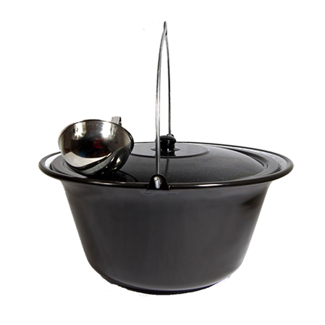 Set Gulaschkessel Gulaschtopf 22 Liter Emaille + Deckel + Gratis Schöpfkelle