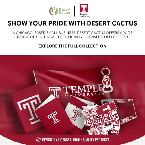 Gorra bordada ajustable Temple University miniatura 6