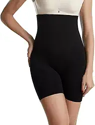 Cinta Modeladora Shorts Cintura Alta Diminui Aperta Barriga Compressão