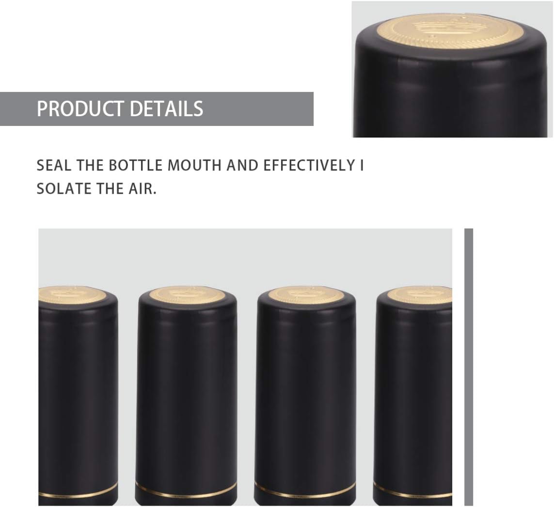150pcs Heat Shrink Capsules for Wine Bottles Sealing Caps Wine Bottle Sleeves for Professional Presentation and Freshness