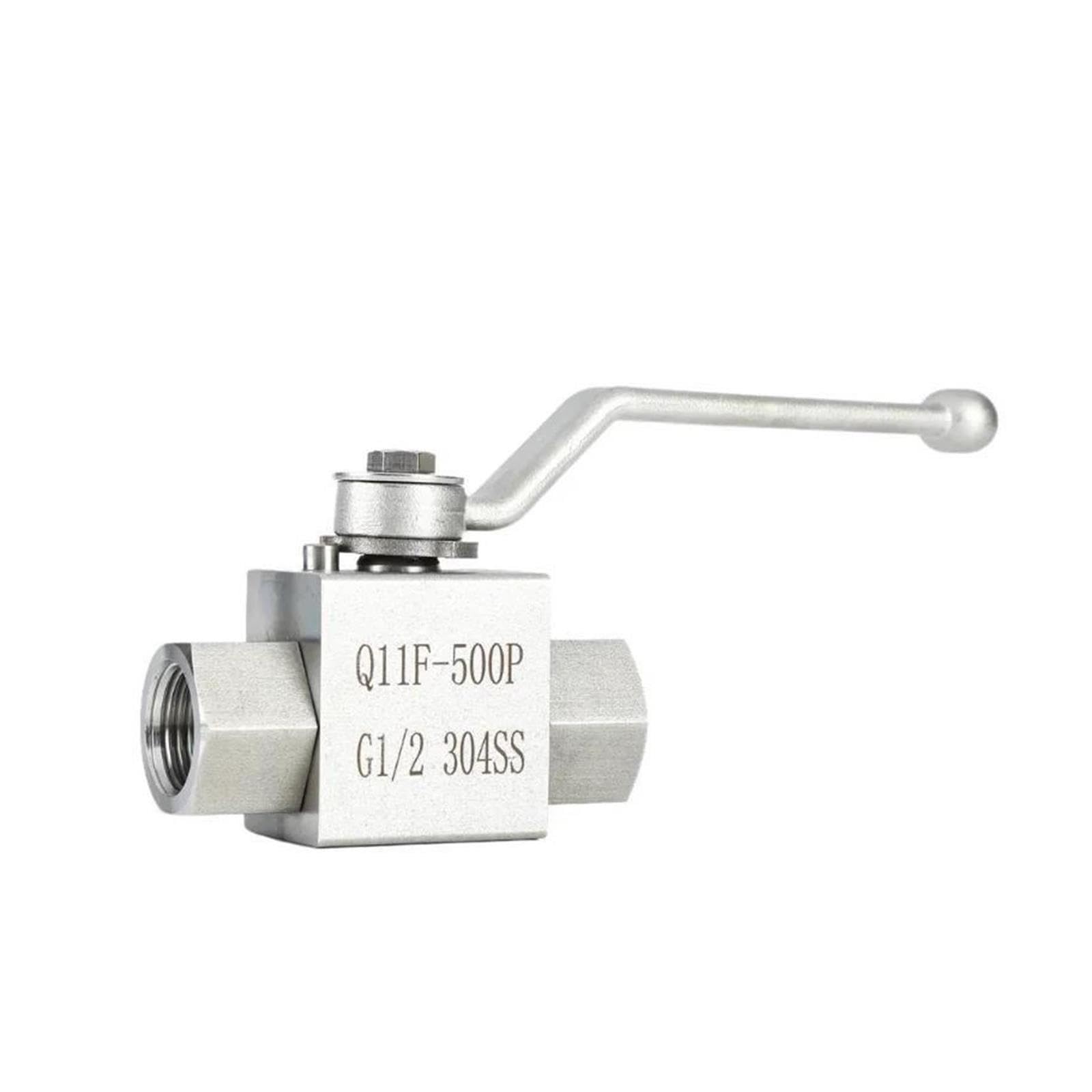 Válvula de bola hidráulica de 2 vías de acero inoxidable 304