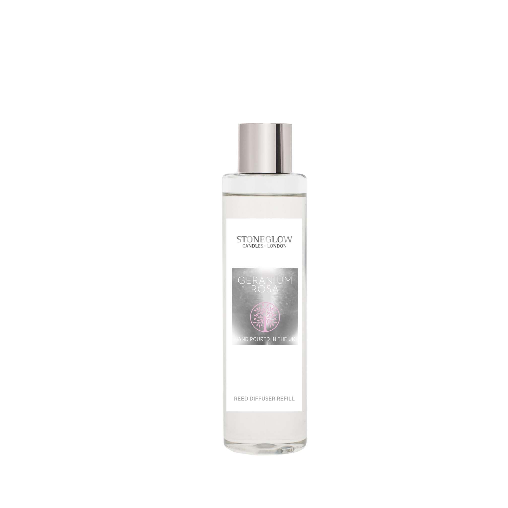 Stoneglow Nature's Gift - Geranium Rosa - Scented Reed Diffuser Refill 210ml