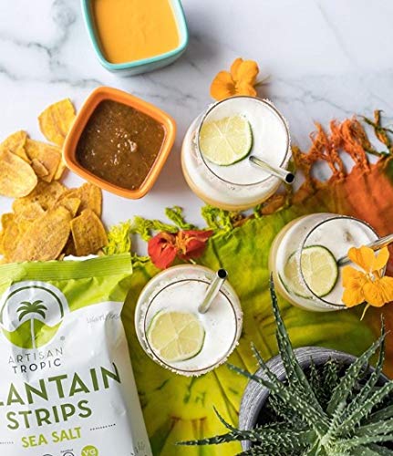 Artisan Tropic Plantain Strips - Your Tasty & Healthy Snack Alternative - Paleo, Gluten Free, Vegan, Non-Gmo - Made With Sustainable Palm Oil & No Added Sugar (Sweet, 4.5 Oz|2 Pack) #TOP6