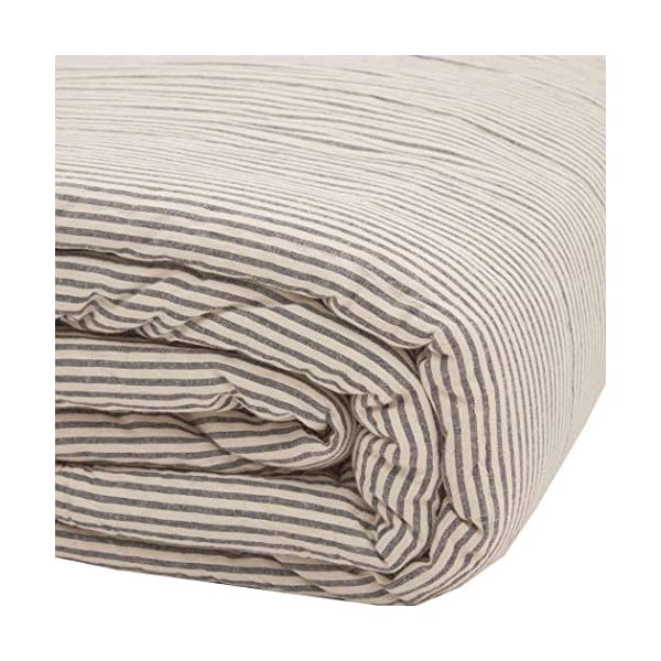 Vhc brands hatteras seersucker ticking striped cotton americana bedding pre washed square queen coverlet quilt 94×94 denim blue  urban country home decor