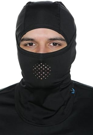 Single Sword Polarl  Kar Maskesi Kad n&Erkek Balaklava, Siyah