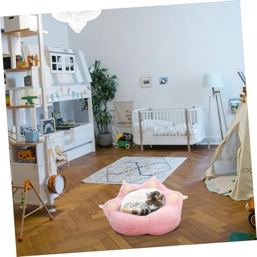PENIKOKO Pet Bed Krone Form Rutschfester Und Wärmender Katzen Und Hundekissen Für Und Kitten Gemütlicher Schlafplatz Für Zuhause Maschinenwaschbar Und Praktisch