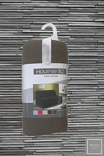 KGS Housse de Clic Clac/BZ - 100% Coton - Plusieurs Coloris - Différentes Tailles (Taupe, 140x200cm)