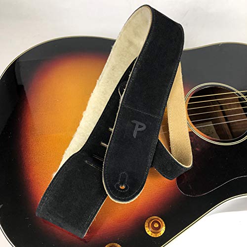 Perri’s Leathers Ltd. – Sangle de Guitare – Longueur Ajustable – Rembourrage en Peau de Mouton – Noir – Fabriquée au… - Les Beatles, Paul McCartney, John Lennon, RIngo Starr, George Harrison Perri's Leathers Ltd. - Sangle de Guitare - Longueur Ajustable - Rembourrage en Peau de Mouton - Noir - Fabriquée au… – Image 5