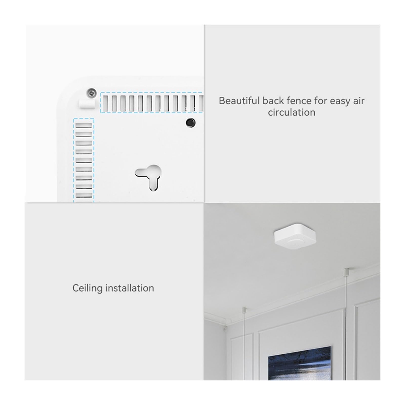 Detektor gazu Inteligentny czujnik wycieku gazu Tuya WiFi Smart Air Box Alarm monitorujący jakość powietrza CO2 VOC HCHO PM2.5 do pracy i domu