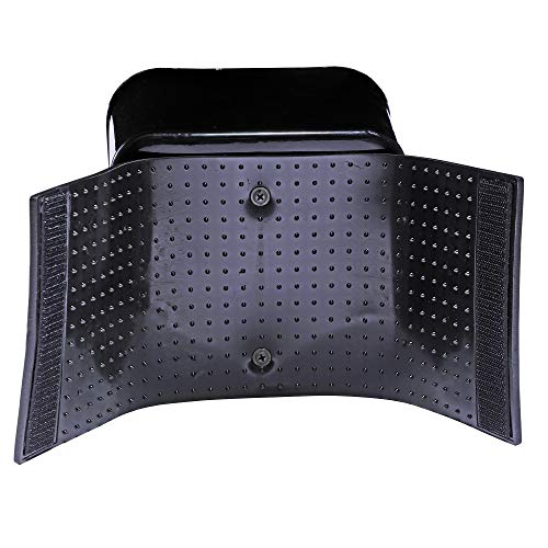 Haussimple Car Trash Can - Spill Proof Plastic Car Garbage Can - Basket Bin Organizer 1.4 Gallon With Stability Flap For Cars And Trucks - Litter Waste Car Trash Cans (Black With Trash Bag) #TOP2