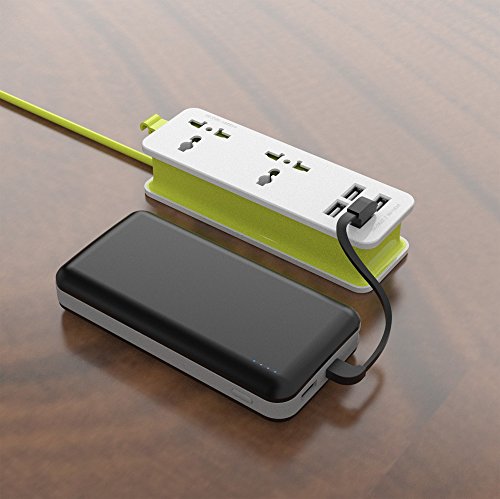 Upwade Outlet Travel Power Strip Surge Protector With 4 Smart Usb Charging Ports (Total 5V 4.2A Output) And 5Ft Cord ,Multi-Port Usb Wall Charger Desktop Hub Portable Travel Charger Charging Station #TOP7