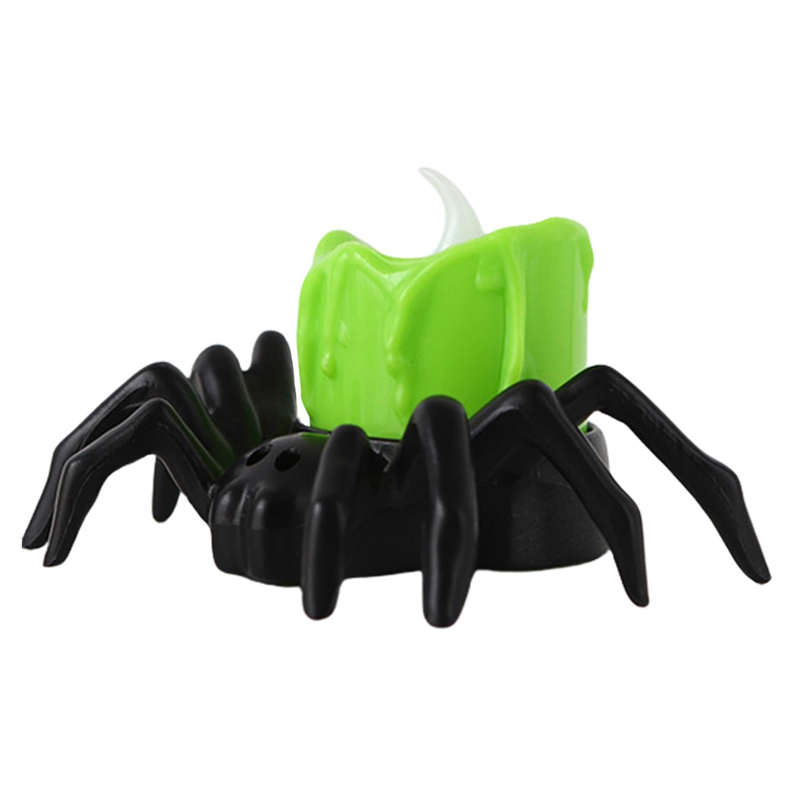 Candela a forma di ragno di Halloween, candela a
