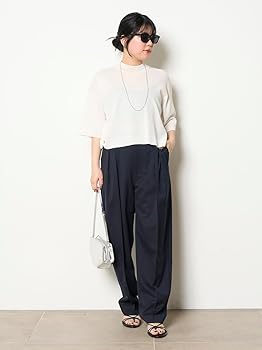 MIESROHE シアーワイドTニット　ブラック MIESROHE シアーワイドTニット ブラック MIESROHE シアーワイドT