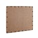 Linon Burlap Nailhead, Small Corkboard, Black