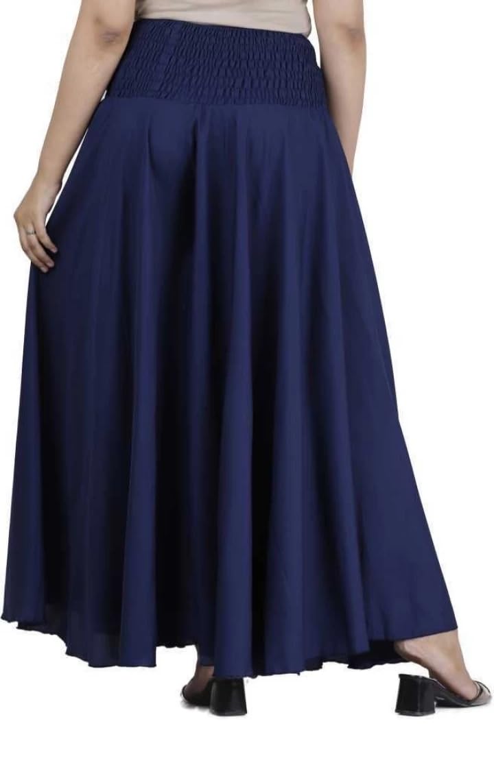 Women’s Rayon Free Size Full Flared Palazzo Pant. Ladies Trousers.-image-45