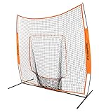 CHAMPRO MVP Portable Steel Frame Multi-Sport Sock Net, Baseball/Softball Collection Screen, 7’ x 7’