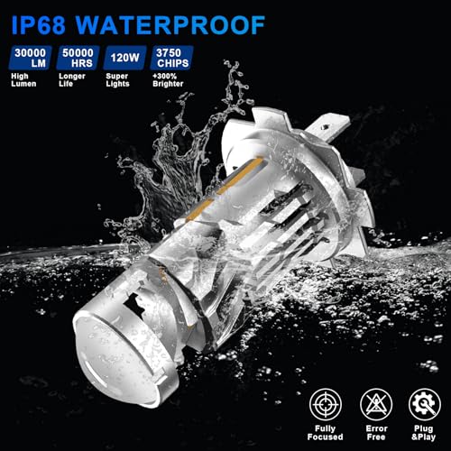 Ampoules H7 LED haute performance éclairage premium 120W pour optique - 7