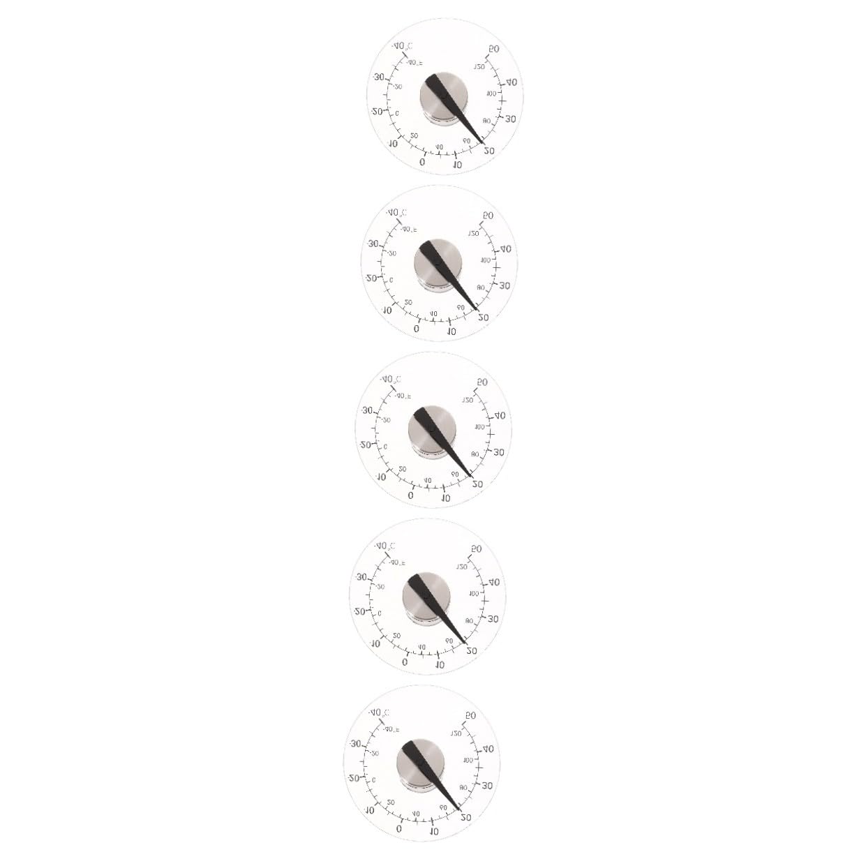 Happyyami Thermometer Aussen Aussenthermometer Wetterfest 5st Raumthermometer Innen Haushalt Selbstklebend Türen Und Fenster Glasteller