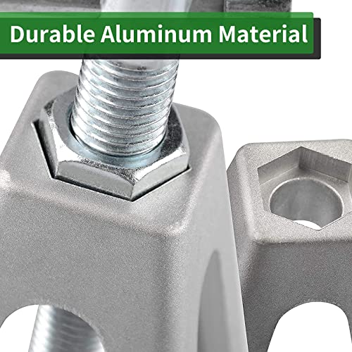 Image of RVGUARD RV Stack Jacks 2 Pack, Aluminum Stabilizer Jacks for RV Trailer Camper, Single Support Up to 6000 Lbs, Adjustable from 11 inch to 17 inch