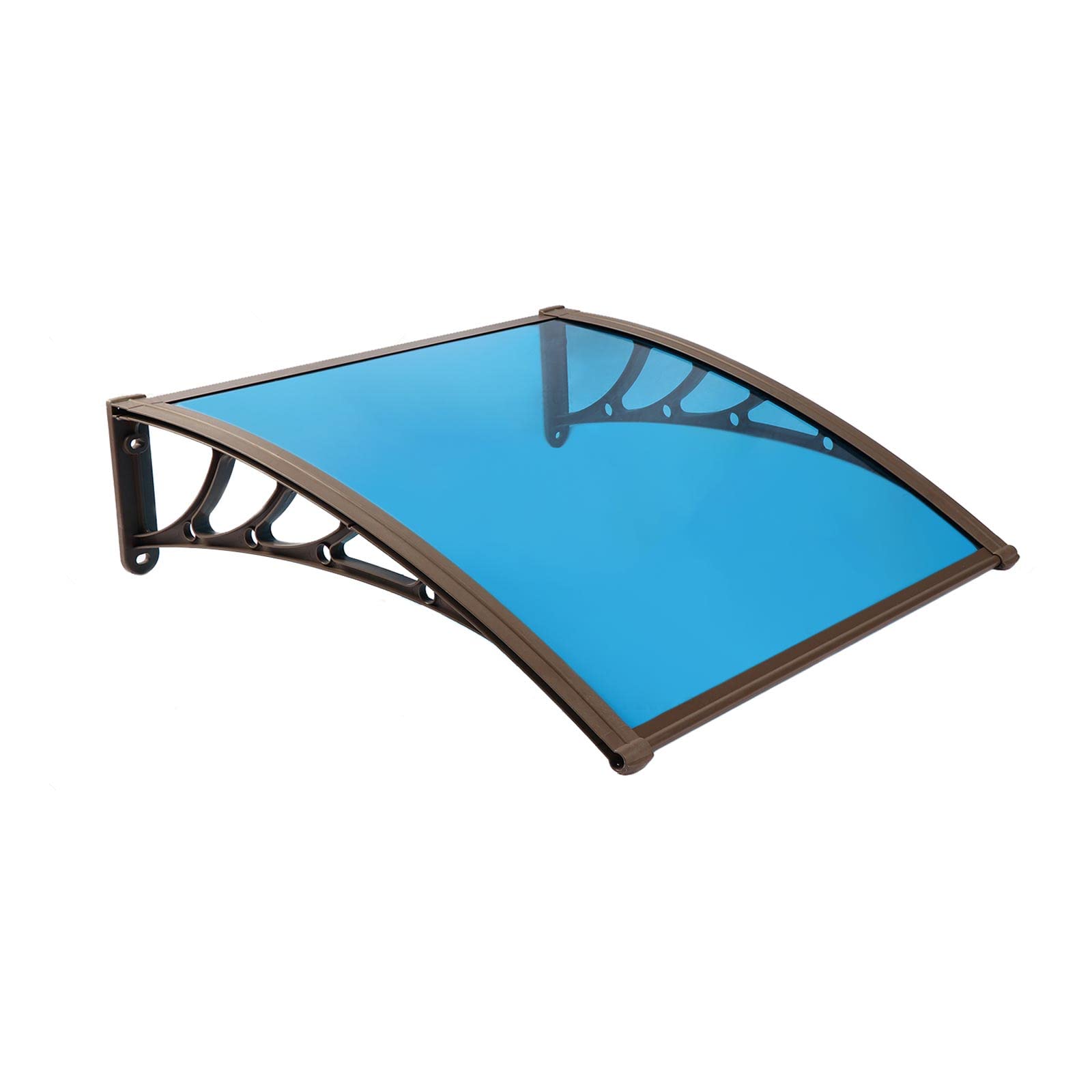 Tendalino da Parete da 80 cm - Design Curvo per Protezione da Pioggia e Vento, Leggero, a Tenuta stagna, Perfetto per Porte e finestre - Elegante Soluzione di tendalino per Esterni