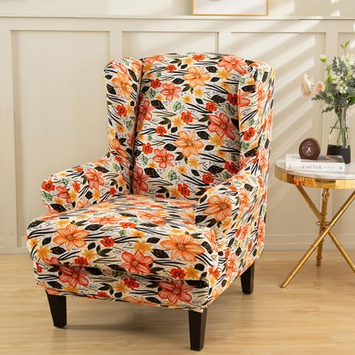 Housse de chaise wing back lavable pour protéger des animaux