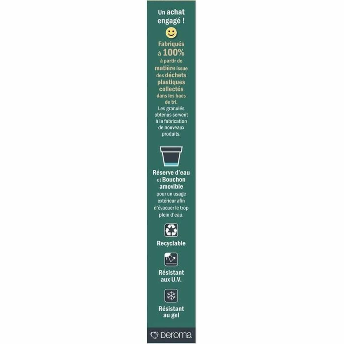 Deroma VASO SAVE R 48XH43CM FARD BIANCO