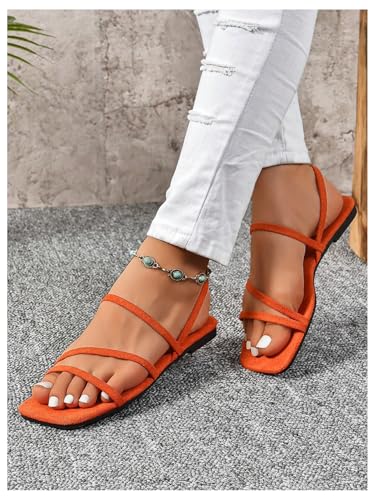 Image of GORGLITTER Women's Rhinestone Wedding Flat Sandals Sparkly Strappy Glitter Dressy Slip on Bling Bridal Prom Cute Slide Shoes