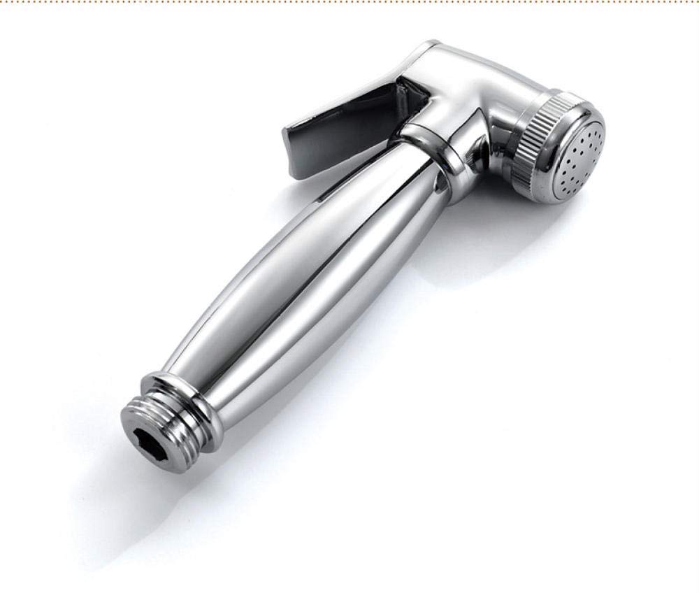 Set Doccia con soffione, doccetta, doccetta per WC, igiene, Corpo valvola in Ottone Cromato, Rubinetto di Scarico a Parete