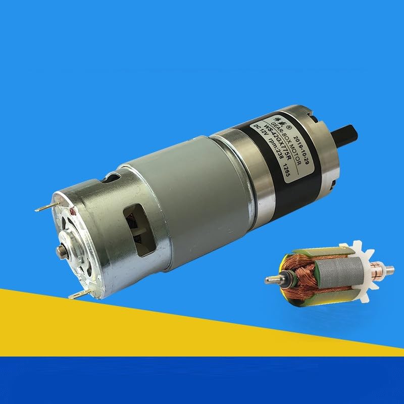 Werkzeugzubehör DC Planetary Getriebemotor 1 2V / 24V. Hoher Drehmoment 775 Motor vorwärts und umgekehrt den Drehzahlmotor(24v 10rpm,Package2)