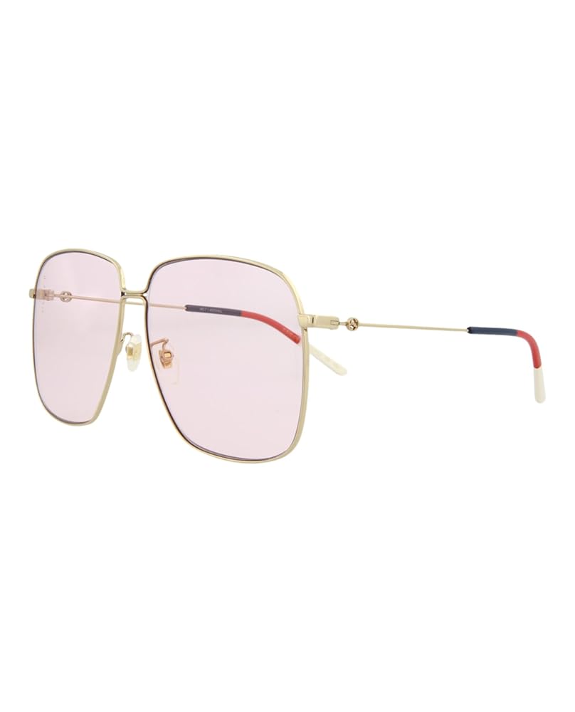 GUCCIサングラス レディース Amazon | Gucci GG0394S 女性 サングラス GOLD/PINK 61/14/145