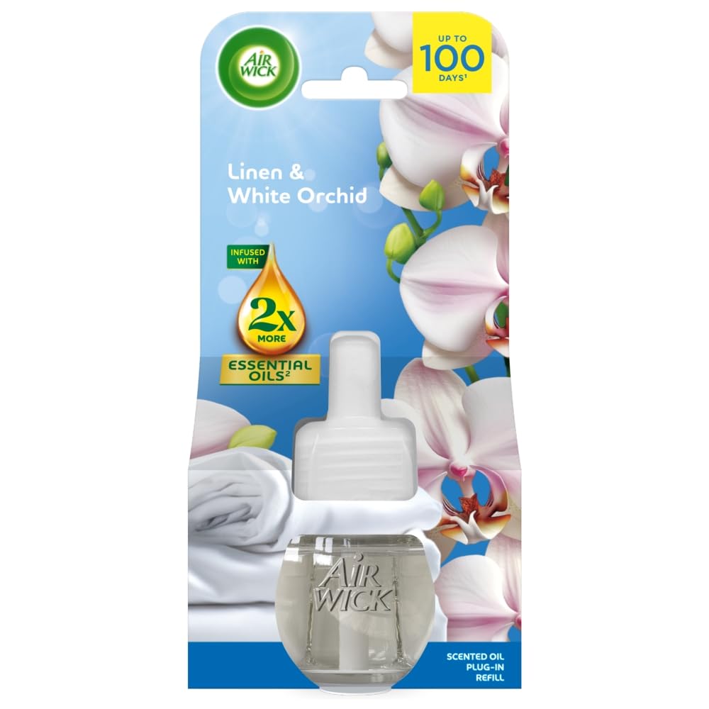 Air Wick Plug-In Refill Linen & White Orchid Air Freshener 19Ml