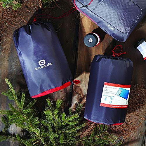 Outbound Fleece Sleeping Bag Liner | Cold Weather and Lightweight | Ideal for Backpacking, Camping and Hiking | Fleece, Gray