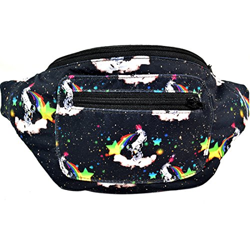 Acid Party Fanny Pack, Stylish Party Boho Chic Handmade with Hidden Pocket :