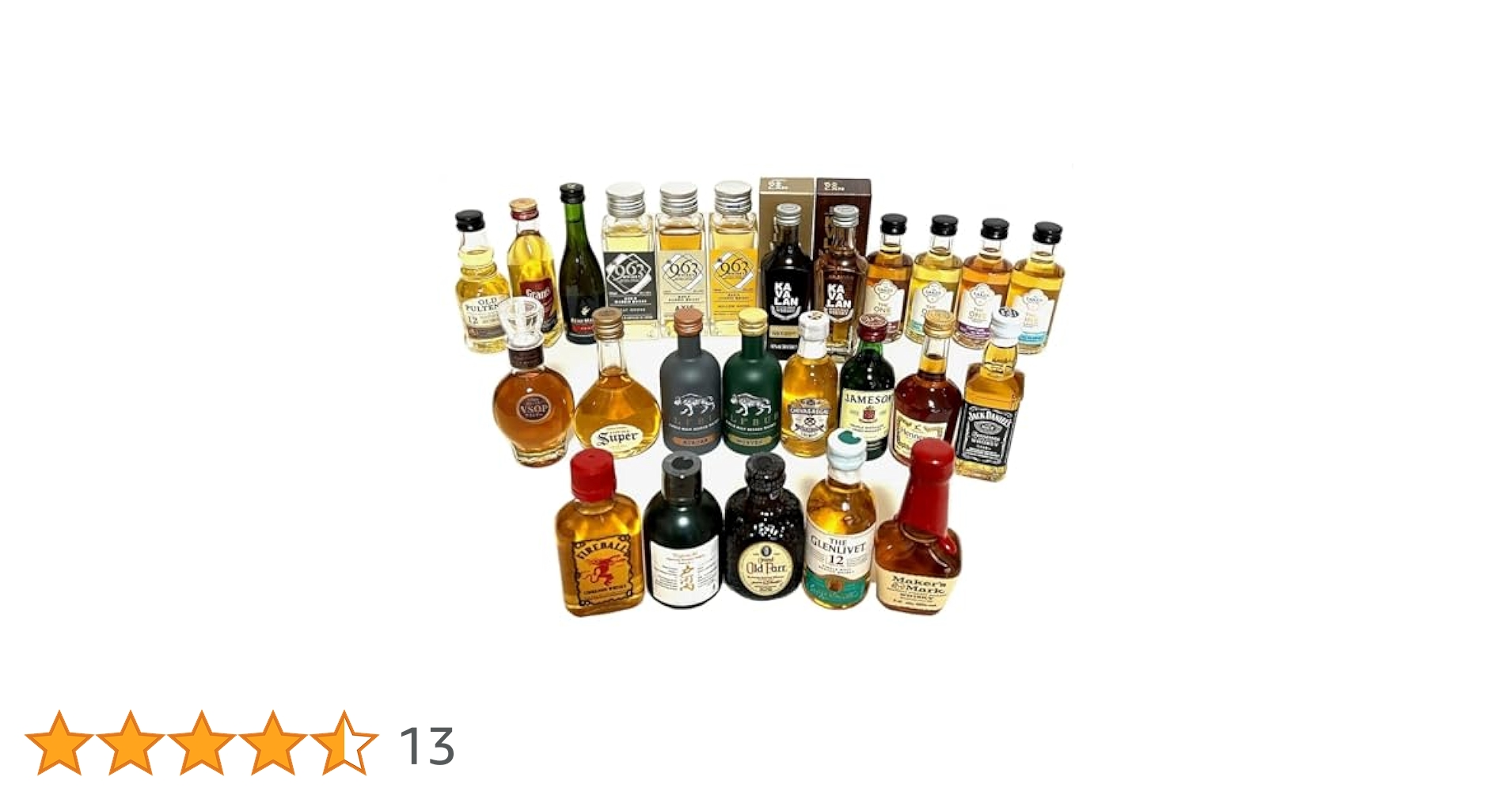 ブランデー ミニチュアボトル13本セット 名入れOK！ウイスキー＆ブランデーミニチュアボトルセット