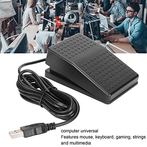 Luqeeg USB Foot Switch, Pedal Customized Programmable Keyboard, Single ...