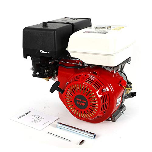 Petrol Engine with 4-Stroke YUNRUX 15HP Gas Engine 420CC generators camshaft Petrol Engine 9kw Oil Deficiency Protection air Cooled 25 mm Shaft Diameter