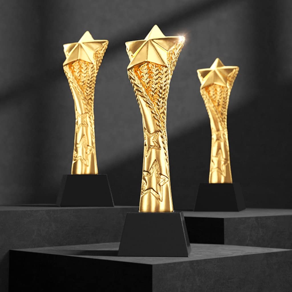 Trofeos, medallas y premios Trofeo De Oro De Orejas De Trigo Estrella De Cinco Puntas Trofeo De Honor Creativo Premio A Los Empleados Destacados De La Empresa Trofeo De Recuerdo Decoraciones