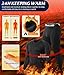 TELALEO 2 Set Mens Thermal Underwear Fleece Lined Long Johns 4 Pcs Base Layer Shirts Pant for Cold Winter Weather L