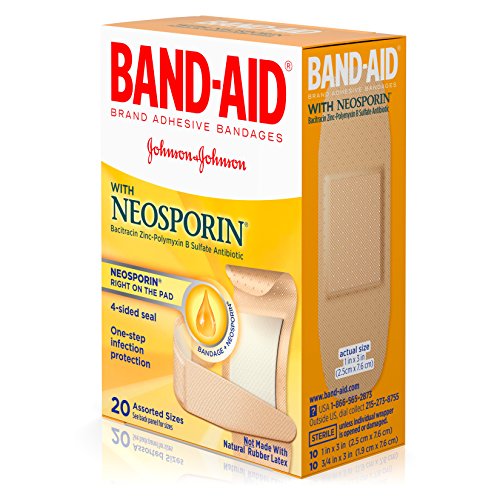 Johnson and Johnson 100557000 Band-Aid Plus Neosporin Adhesive Bandages